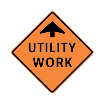 utility work ahead