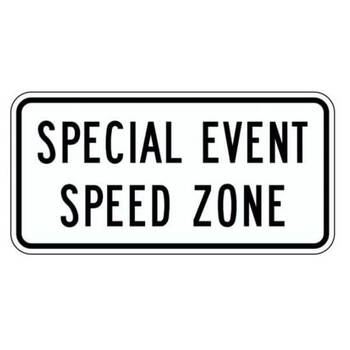 special event speed zone tab