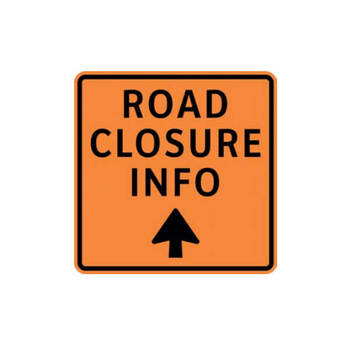 road closure info ahead