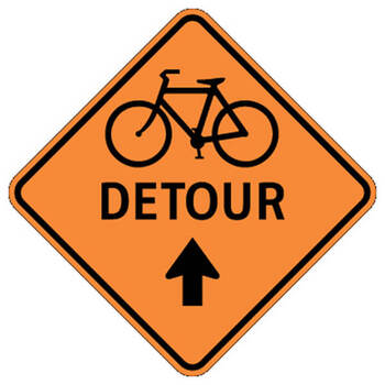 bike detour ahead