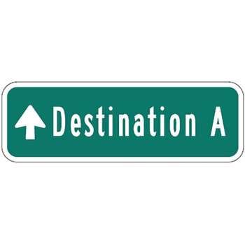 single destination ( xx ) arrow