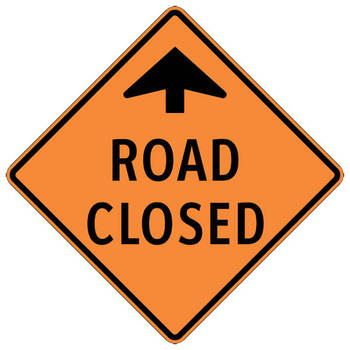 road closed ahead