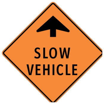 slow vehicle ahead