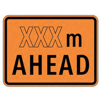 ( xxx ) m ahead
