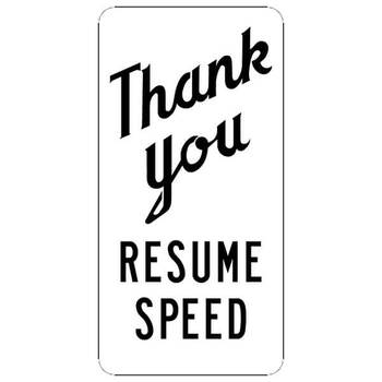 thank you resume speed