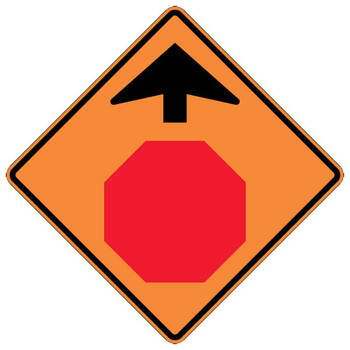 stop sign ahead