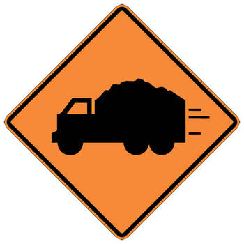 truck crossing right