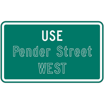 use (street direction) tab