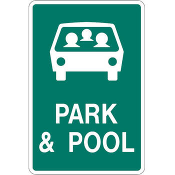 carpool symbol park and pool
