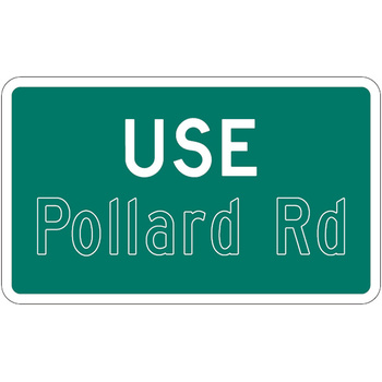 use (street name) tab