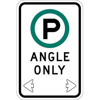 parking angle only with arrows