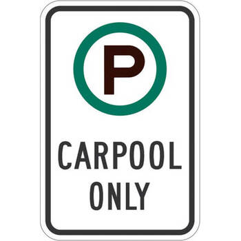 parking carpool only