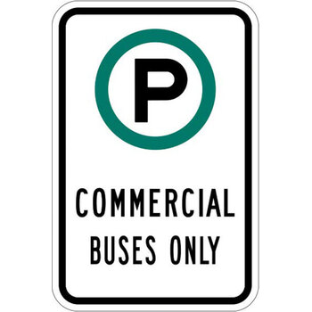 parking commercial busses only