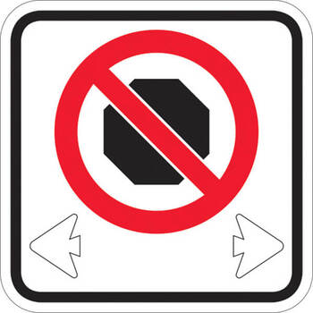 no stopping w/ arrows