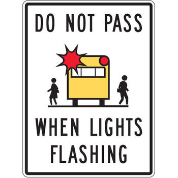 do not pass when lights flashing