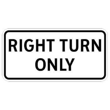right turn only tab
