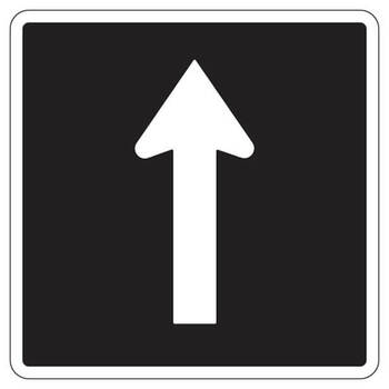  this lane straight thru only