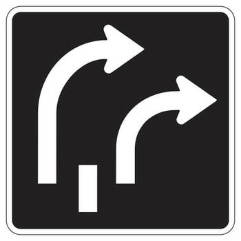 two right lanes only