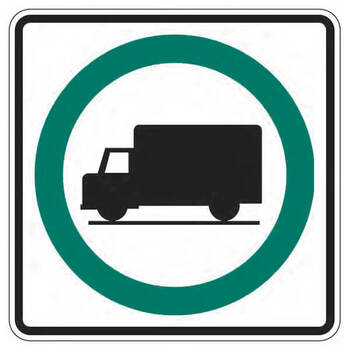 trucks permitted