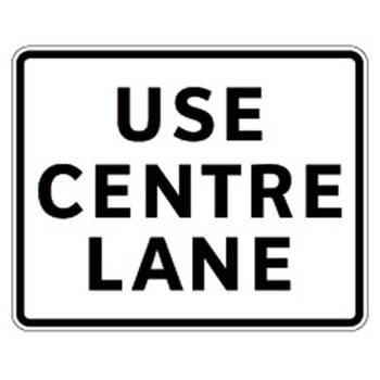 use centre lane tab
