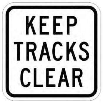 keep tracks clear