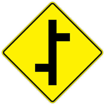 offset side-roads left / right