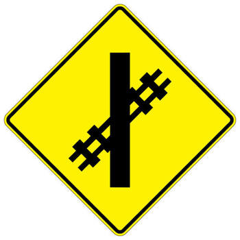 rr crossing left angle