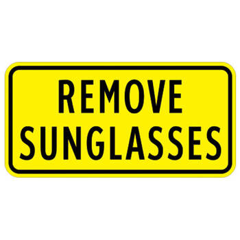 remove sunglasses tab