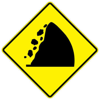 falling rocks