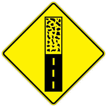 pavement ends