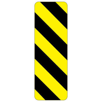 hazard marker left