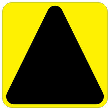 asphalt curb below, plow with caution