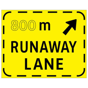 runaway lane ( xxx ) m - right