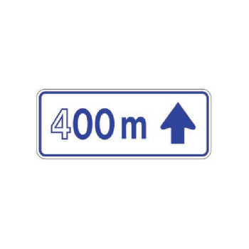 ( x )00 m Ahead Arrow Tab