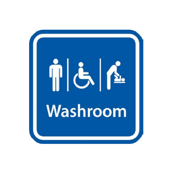 Static Application Signs for Men’s Washrooms, Wheelchair Access and Infant Change Table