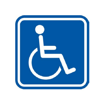 Static Application Signs for Wheelchair Access Washrooms Facilities