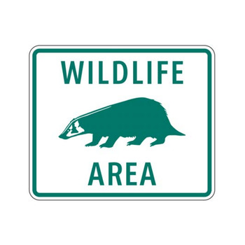 Wildlife Area (Badger Symbol)