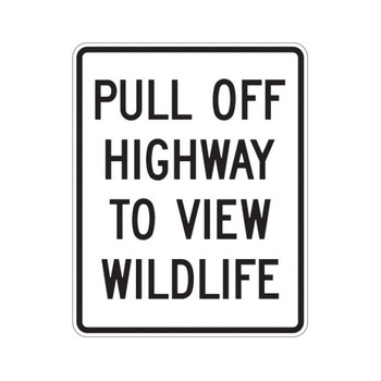Pull Off Highway To View Wildlife