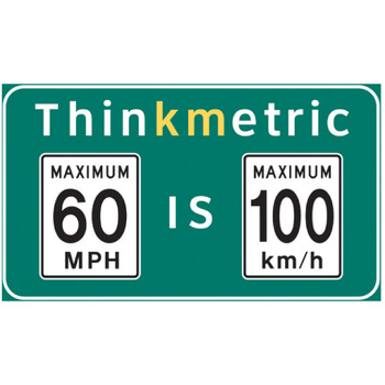 Thinkmetric 60 MPH is 100 km/h