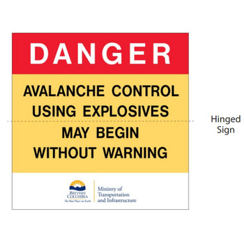 Danger Avalanche Control Using Explosives May Begin without Warning