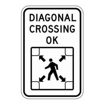 diagonal crossing ok