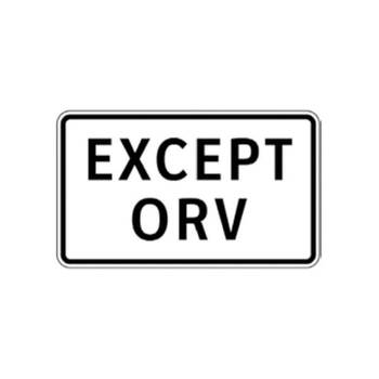 except ORV tab
