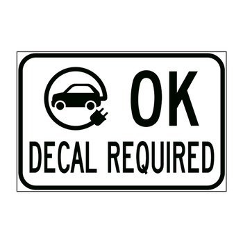 clean air vehicles ok in hov lanes, decal required
