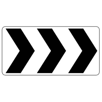 Roundabout Directional (Triple Chevron)
