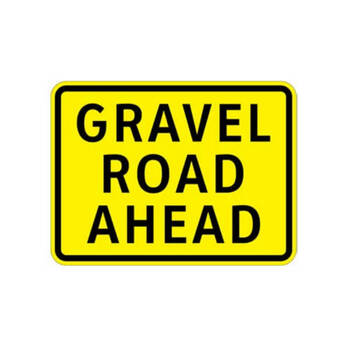 gravel road ahead tab