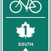 bike with ( ) route ( ) direction and ( ) arrow