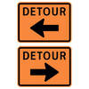 detour left / right (double sided)