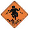 gravel surface warning (motorcycles)