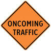 oncoming traffic