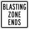 blasting zone ends
